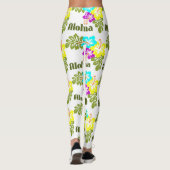 Aloha Tropische Leggings (Achterkant)