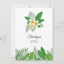 Aloha Tropische Luau Beach bruiloft Bedankkaart