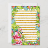 Aloha Tropische Luau Graduation Party Kaart (Achterkant)