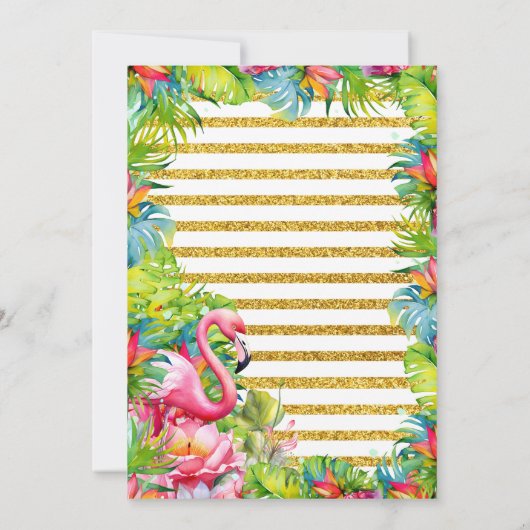 Aloha Tropische Luau Graduation Party Kaart (Achterkant)