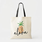 Aloha tropische Waterverf ananas Tote Bag (Voorkant)