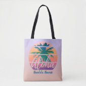 Aloha   tropische zonnezonde tote bag (Voorkant)