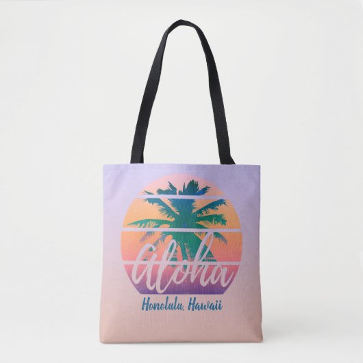 Aloha   tropische zonnezonde tote bag (Voorkant)