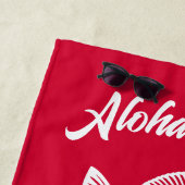 Aloha Trout-Blue Hawaiian Cherry Red Strandlaken (In situ)