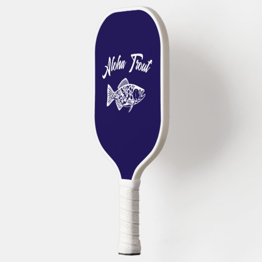 Aloha Trout-Blue Hawaiian Pickleball Paddle (Links)