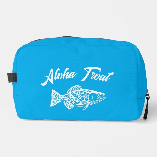 Aloha Trout-Blue Hawaiian Toilettasje (Voorkant)