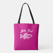 Aloha Trout-Fisherman Style Tote Bag (Achterkant)