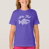 Aloha Trout-Hawaiian Fisherman Style T-shirt (Voorkant)