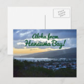 Aloha uit de baai van Hanauma Briefkaart (Voorkant / Achterkant)