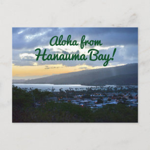 Aloha uit de baai van Hanauma Briefkaart