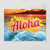 Aloha uit Hawaï Ansichtkaart Briefkaart (Voorkant)