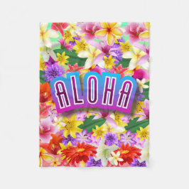 Aloha uit Hawaï! Fleece Deken