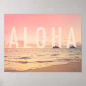 Aloha uit Hawaii Art Print (Voorkant)