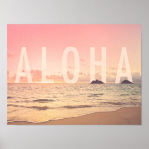 Aloha uit Hawaii Art Print