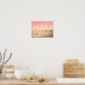 Aloha uit Hawaii Art Print (Keuken)