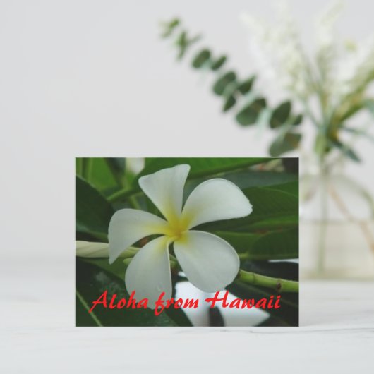 Aloha uit Hawaii Briefkaart (Staand voorkant)