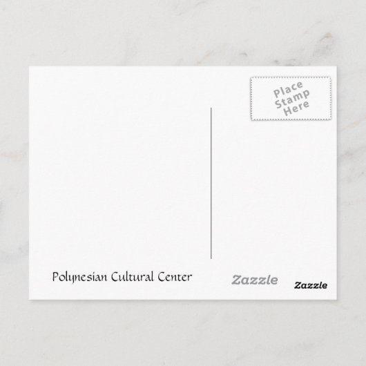 Aloha uit Hawaii Briefkaart (Achterkant)