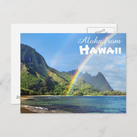 Aloha uit Hawaii Briefkaart (Voorkant / Achterkant)