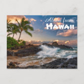 Aloha uit Hawaii Briefkaart (Voorkant)
