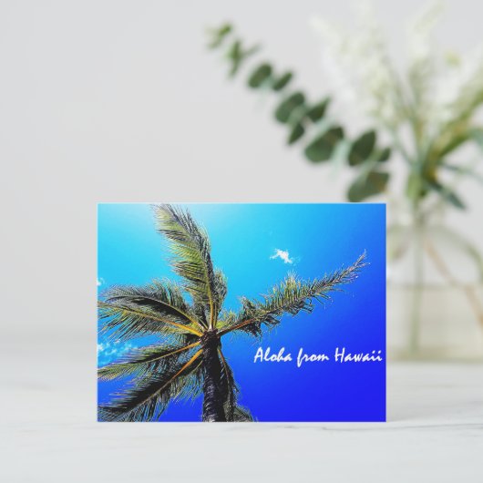 Aloha uit Hawaii Briefkaart (Staand voorkant)