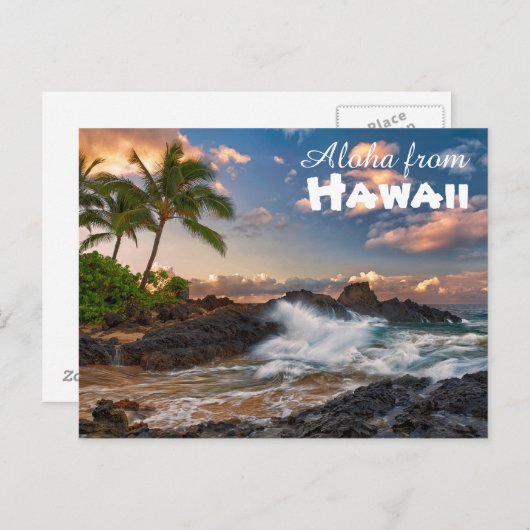 Aloha uit Hawaii Briefkaart (Voorkant / Achterkant)