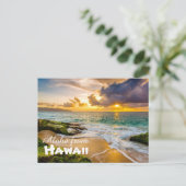 Aloha uit Hawaii Briefkaart (Staand voorkant)