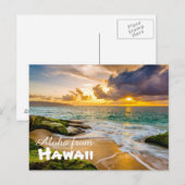 Aloha uit Hawaii Briefkaart (Voorkant / Achterkant)