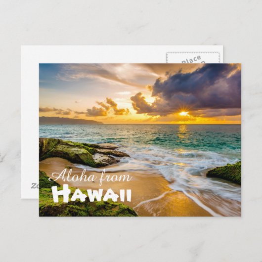 Aloha uit Hawaii Briefkaart (Voorkant / Achterkant)