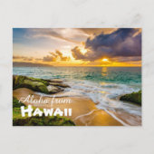 Aloha uit Hawaii Briefkaart (Voorkant)