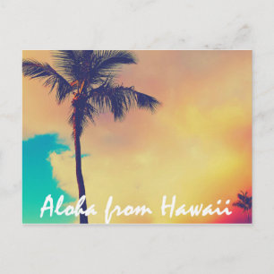 Aloha uit Hawaii Briefkaart