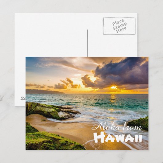 Aloha uit Hawaii Briefkaart (Voorkant / Achterkant)