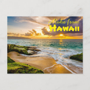 Aloha uit Hawaii Briefkaart