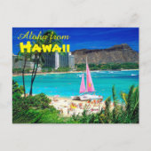 Aloha uit Hawaii Briefkaart (Voorkant)