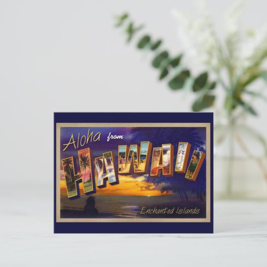 Aloha uit Hawaii Briefkaart (Staand voorkant)