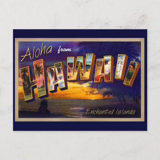 Aloha uit Hawaii Briefkaart