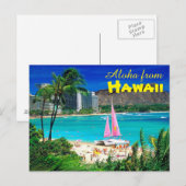 Aloha uit Hawaii Briefkaart (Voorkant / Achterkant)