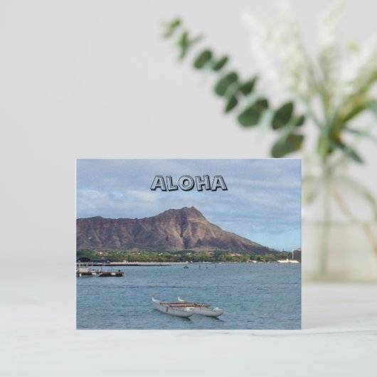 Aloha uit Hawaii Briefkaart (Staand voorkant)