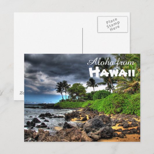 Aloha uit Hawaii Briefkaart (Voorkant / Achterkant)