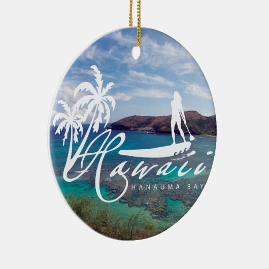 Aloha uit Hawaii Keramisch Ornament (Rechts)