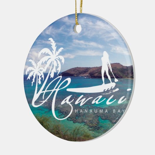 Aloha uit Hawaii Keramisch Ornament (Links)