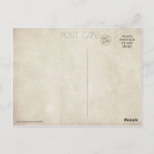 Aloha uit Hawaii/Meisje met Ukulele Briefkaart (Achterkant)