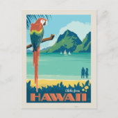 Aloha uit Hawaii | Parrot Briefkaart (Voorkant)