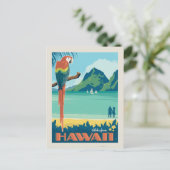 Aloha uit Hawaii | Parrot Briefkaart (Staand voorkant)