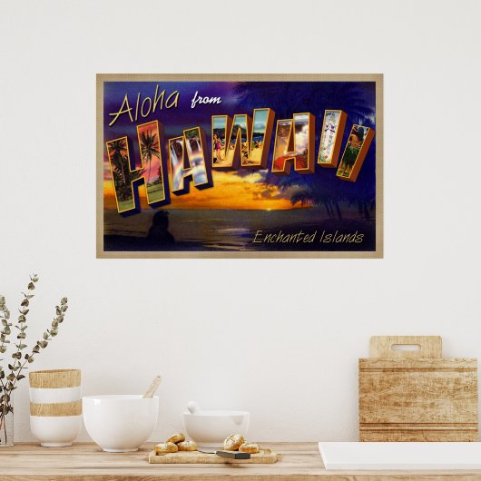 Aloha uit Hawaii Poster (Keuken)