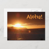 Aloha uit het Briefkaart Hawaï (Voorkant / Achterkant)