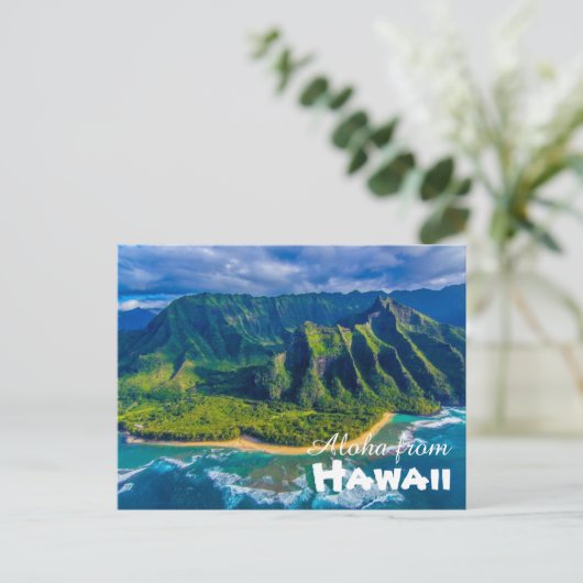 Aloha uit het Briefkaart Hawaï (Staand voorkant)