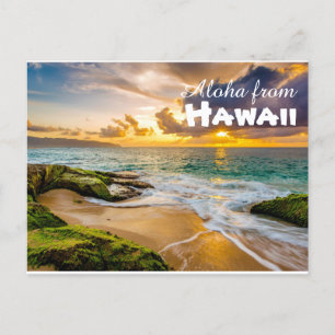 Aloha uit het Briefkaart Hawaï