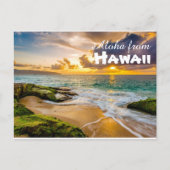 Aloha uit het Briefkaart Hawaï (Voorkant)