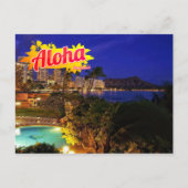 Aloha uit het Briefkaart Hawaï (Voorkant)