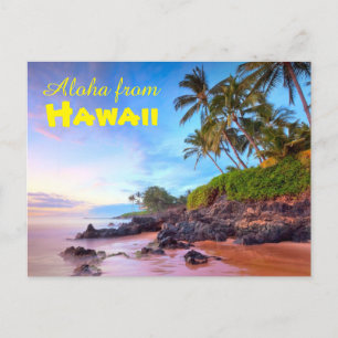 Aloha uit het Briefkaart Hawaï